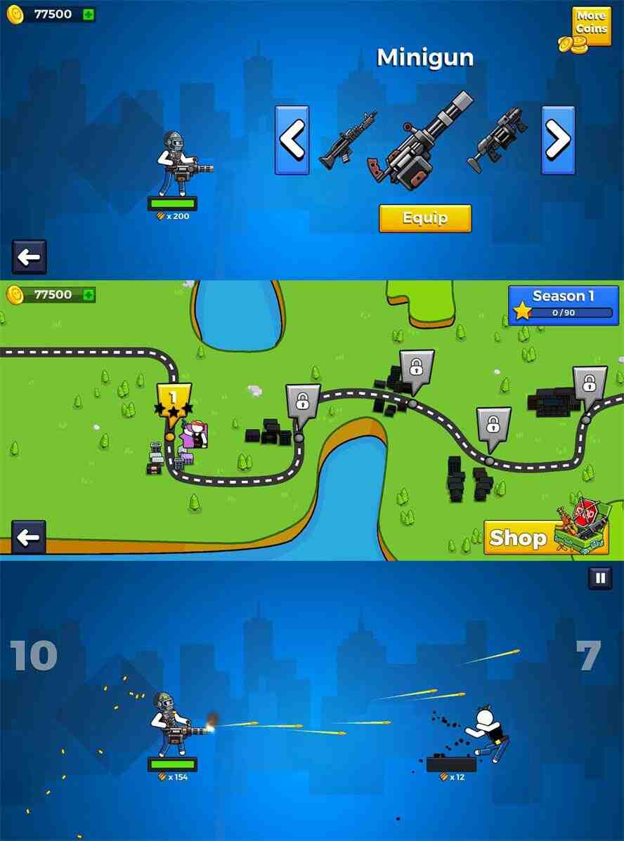 火柴人枪手英雄